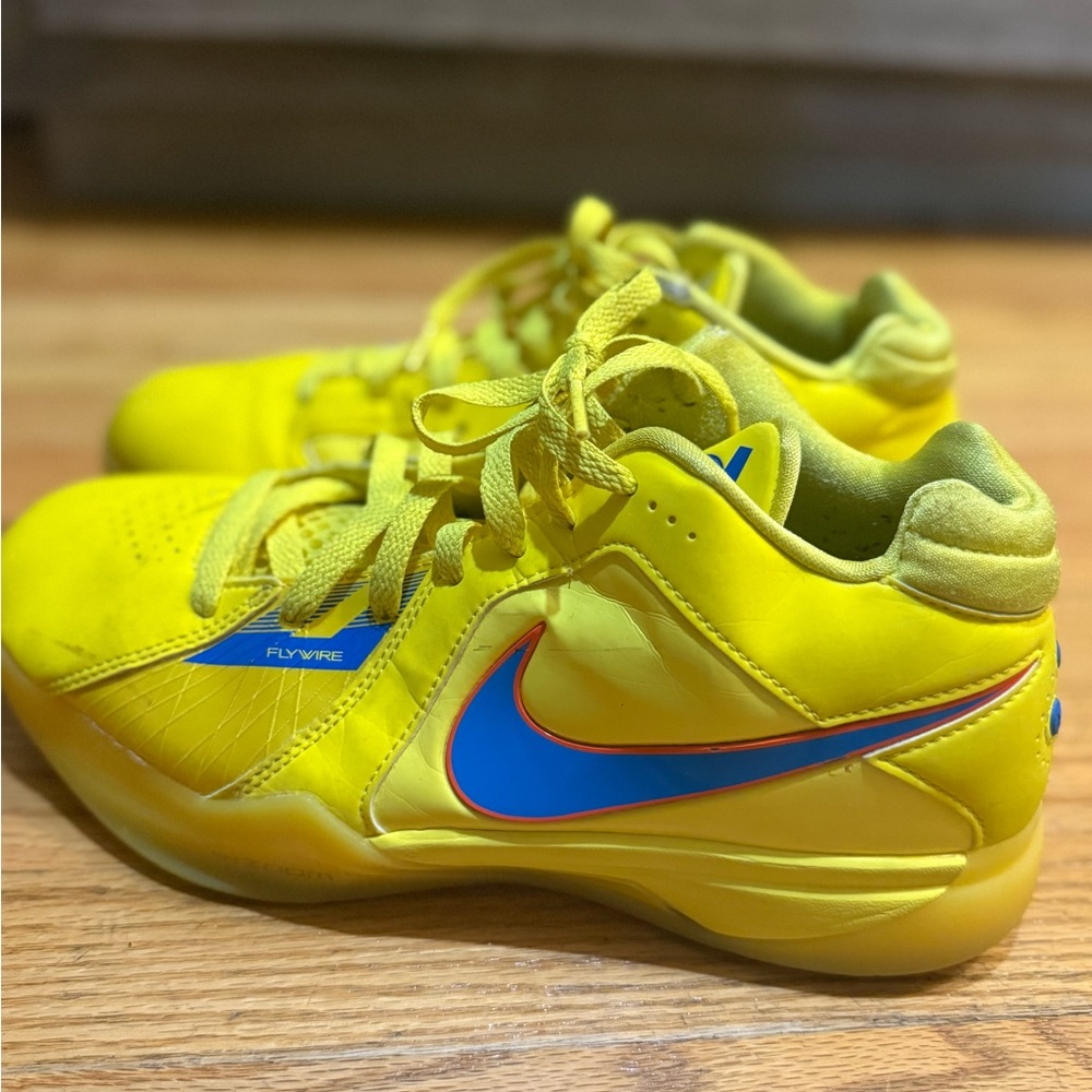 Nike Kids Bright Yellow and Blue Sneakers